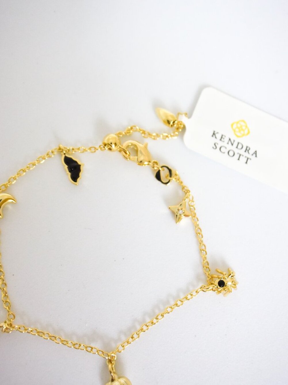 *Kendra Scott* Halloween Gold Delicate Chain Bracelet - NEW! - (rv: $55!) - Picture 3 of 5